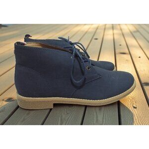 Tommy Hilfiger Benay Ankle Chukka Boots Women's 8 Blue Casual Preppy